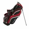 Ben Sayers Deluxe Stand Golf Bag - Black/red -Bag Shop Deluxe Stand Bag Black red