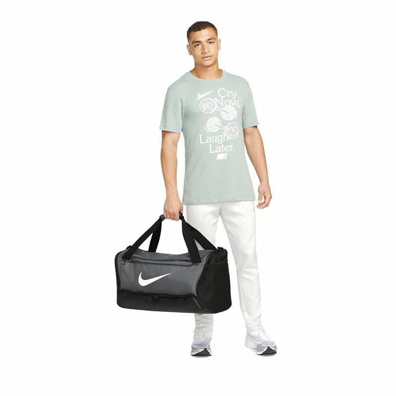NIKE Brasilia 9.5 Holdall Duffel Bag - Iron Grey / Black / White 7 NIKE Brasilia 9.5 Holdall Duffel Bag - Iron Grey / Black / White - Image 5