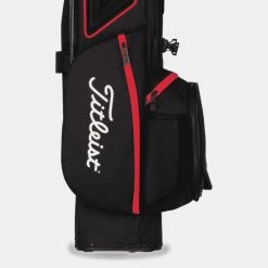 Titleist Players 4 Golf Stand Bag - Black/Black/Red -Bag Shop Players4 Stand External Drink Pocket Highlight Reel 1200x1200 1