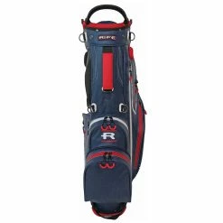 Andrew Morris Golf Rife Waterproof Golf Stand Bag - Navy/Red -Bag Shop Rife Waterproof Stand Bag nvy 3