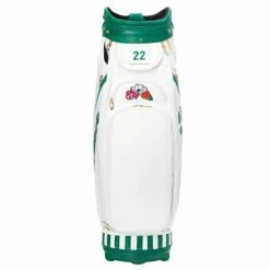 Taylormade 2022 Major Season Opener Golf Tour Staff Bag - White/Green 10 Taylormade 2022 Major Season Opener Golf Tour Staff Bag - White/Green -Bag Shop TM masters 2022 golf staff bag 3