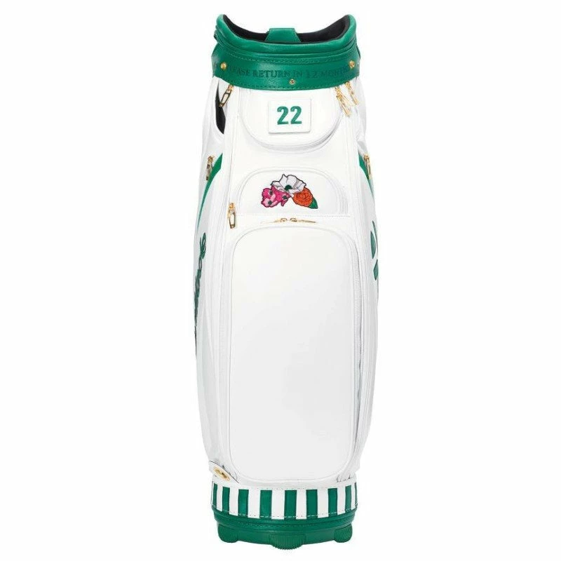 Taylormade 2022 Major Season Opener Golf Tour Staff Bag - White/Green 5 Taylormade 2022 Major Season Opener Golf Tour Staff Bag - White/Green - Image 3
