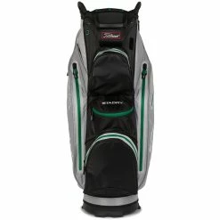 Titleist Stadry 14 Golf Cart Bag - Grey/Black/Green 7 Titleist Stadry 14 Golf Cart Bag - Grey/Black/Green -Bag Shop Titleist Cart 14 stadry Golf Bag grey blk green 3