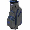 Longridge AQUA 2 Waterproof Golf Cart Bag - Grey/Blue -Bag Shop aqua2greybluenew1