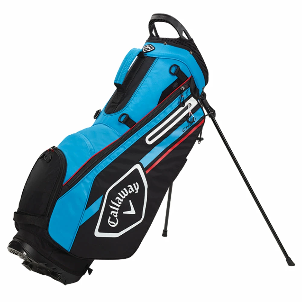 Callaway Chev Golf Stand Bag - Black/Cyan/Fire 3 Callaway Chev Golf Stand Bag - Black/Cyan/Fire