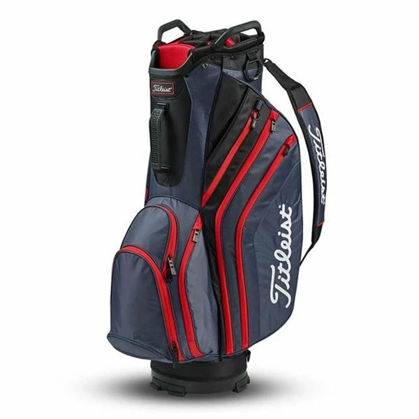 Titleist Cart 14 Lightweight Golf Cart Bag - Charcoal/Black/Red 3 Titleist Cart 14 Lightweight Golf Cart Bag - Charcoal/Black/Red