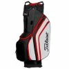 Titleist Cart 14 Lightweight Golf Cart Bag - Black/White/Red 1 Titleist Cart 14 Lightweight Golf Cart Bag - Black/White/Red -Bag Shop cart14blkwhired