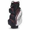 Titleist Stadry '19 Golf Cart Bag - Black/White/Red 2 Titleist Stadry '19 Golf Cart Bag - Black/White/Red -Bag Shop cartstadryblkwhired