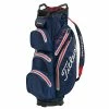 Titleist Stadry '19 Golf Cart Bag - Navy/Sleet/Red -Bag Shop cartstadrynavyred