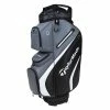 Taylormade 2021 Deluxe Golf Cart Bag - Black/Grey 2 Taylormade 2021 Deluxe Golf Cart Bag - Black/Grey -Bag Shop deluxecart 21 grey
