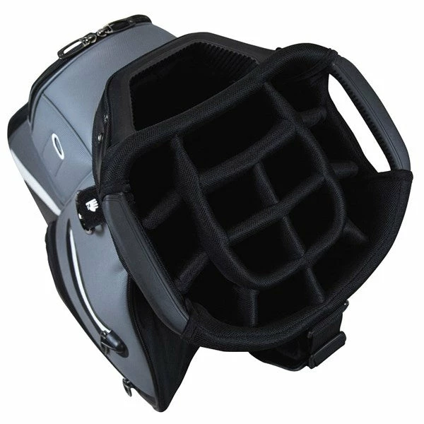 Taylormade 2021 Deluxe Golf Cart Bag - Black/Grey 4 Taylormade 2021 Deluxe Golf Cart Bag - Black/Grey - Image 2