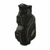 Powakaddy DLX-Lite Golf Cart Bag - Black/Titanium/Yellow 1 Powakaddy DLX-Lite Golf Cart Bag - Black/Titanium/Yellow -Bag Shop dlxlitebagblkyellow