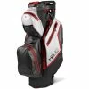 Sun Mountain H2NO Staff Golf Cart Bag - Black/White/Red -Bag Shop h2no staff cart bag blackwhitered 1