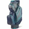 Sun Mountain H2NO Staff Golf Cart Bag - Navy/Teal 1 Sun Mountain H2NO Staff Golf Cart Bag - Navy/Teal -Bag Shop h2no tsfaf navy teal 1
