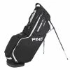 Ping Hoofer '20 Golf Stand Bag - Black/White 2 Ping Hoofer '20 Golf Stand Bag - Black/White -Bag Shop hooferblackwhi