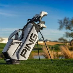Ping Hoofer Tour Staff Golf Stand Bag - Black/White - Limited Edition -Bag Shop hoofertour blkwhite5