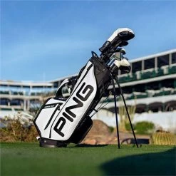 Ping Hoofer Tour Staff Golf Stand Bag - Black/White - Limited Edition -Bag Shop hoofertour blkwhite6