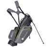 Motocaddy Hydroflex 2021 Waterprrof Golf Stand Bag - Charcoal/Lime -Bag Shop hydroflex grey lime 1