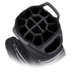 Callaway Hyperdry 15 Golf Cart Bag - Black/Charcoal -Bag Shop hyperdryblkchartop