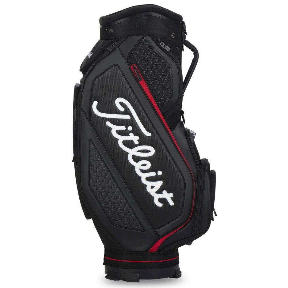 Titleist Jet Black Midsize Golf Cart Bag 3 Titleist Jet Black Midsize Golf Cart Bag