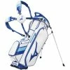 Mizuno Tour Stand Golf Bag - White/Blue -Bag Shop miz tour stand bag 23 white blue 1