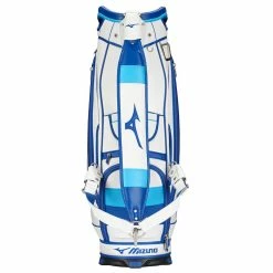 Mizuno Tour Staff Golf Bag - White/Blue -Bag Shop mizuno tourbag white 3