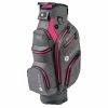 Motocaddy Dry Series Golf Cart Bag - Charcoal/Pink -Bag Shop motocaddy dry series 2022 charcoal pink 1