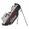 Titleist Players 4 Stadry Golf Stand Bag - Black/Grey/Red -Bag Shop players4 stadry stand grey red