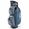 Powakaddy DLX-Lite Golf Cart Bag - Gunmetal/Blue -Bag Shop powakaddy dlx lite 22 gun blue 1