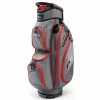 Powakaddy DLX-Lite Golf Cart Bag - Gunmetal/Red 1 Powakaddy DLX-Lite Golf Cart Bag - Gunmetal/Red -Bag Shop powakaddy dlx lite 22 gun red 1