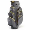 Powakaddy Dri-Tech Golf Cart Bag - Gun/Yellow -Bag Shop powakaddy dri tech 22 gun yellow 1