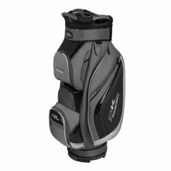 Powakaddy Premium-Edition Golf Cart Bag - Black/Grey/Silver