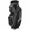 Mizuno Pro Cart 2019 Golf Bag - Black -Bag Shop procart19black