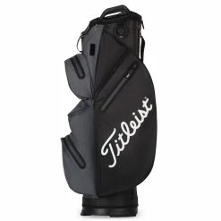 Titleist Stadry 14 Golf Cart Bag - Black/Grey -Bag Shop stadry 14 2021 black char 3