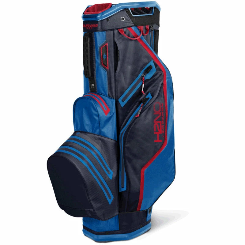 Sun Mountain H2NO Lite Golf Cart Bag - Navy/Cobalt/Red 3 Sun Mountain H2NO Lite Golf Cart Bag - Navy/Cobalt/Red