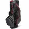 Sun Mountain H2NO Lite Golf Cart Bag - Black/Gunmetal/Red -Bag Shop sun mountain h2no lite cart bag 2022 grey red 1