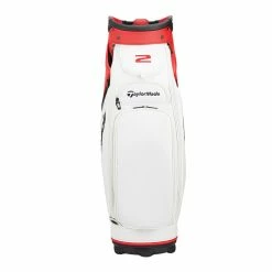 Taylormade 2023 Tour Staff Golf Bag - Red/White -Bag Shop taylormade 23 tour staff bag red white 3