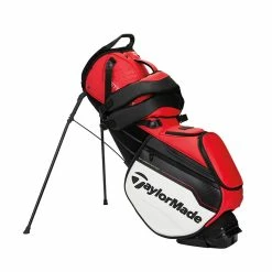 Taylormade 2023 Tour Stand Golf Bag - Red/White -Bag Shop taylormade 23 tour stand bag red white 3