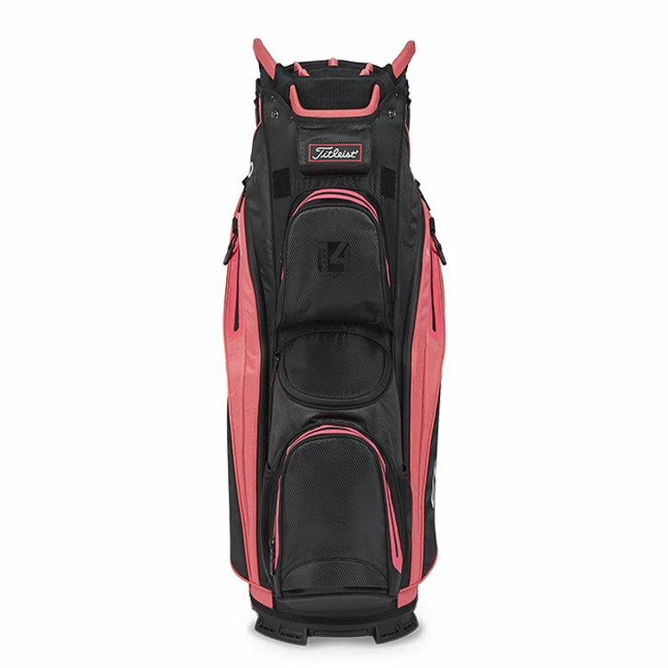 Titleist 2023 Cart 14 Stadry Golf Cart Bag - Black/Candy 5 Titleist 2023 Cart 14 Stadry Golf Cart Bag - Black/Candy - Image 3