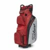 Titleist 2023 Cart 14 Stadry Golf Cart Bag - Red/Grey/Black -Bag Shop titleist cart14 stadry red grey black 1