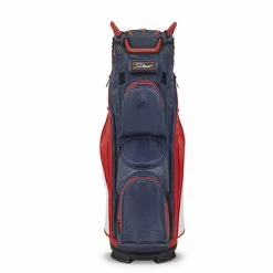 Titleist 2023 Cart 14 Stadry Golf Cart Bag - Navy/Red/White -Bag Shop titleist cart14 stadry red navy white 2