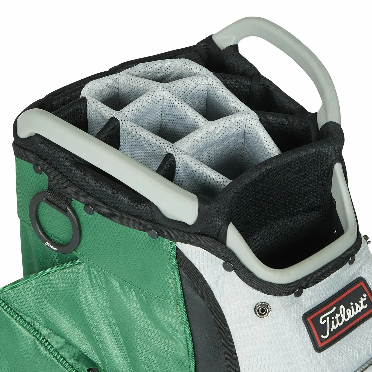 Titleist Cart 15 Stadry Golf Cart Bag - Green/Grey/Black 4 Titleist Cart 15 Stadry Golf Cart Bag - Green/Grey/Black - Image 2