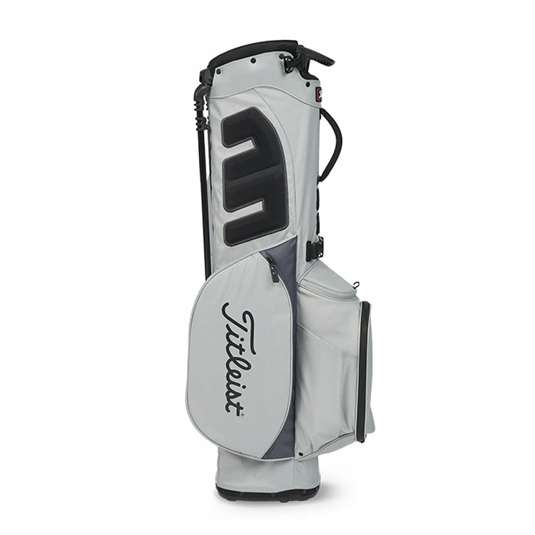 Titleist 2023 Players 4 Golf Stand Bag - Grey/Graphite 4 Titleist 2023 Players 4 Golf Stand Bag - Grey/Graphite - Image 2