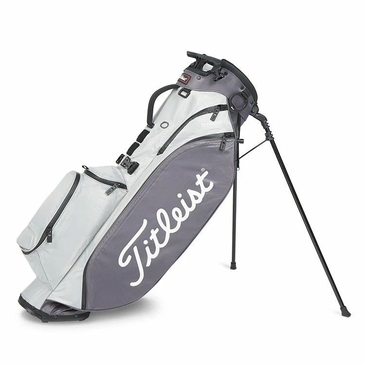 Titleist 2023 Players 4 Stadry Golf Stand Bag - Grey/Graphite 3 Titleist 2023 Players 4 Stadry Golf Stand Bag - Grey/Graphite