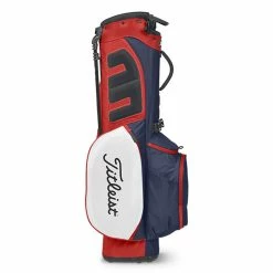 Titleist 2023 Players 4 Stadry Golf Stand Bag - Navy/White/Red -Bag Shop titleist players 4 stadry golf bag navy white red 3
