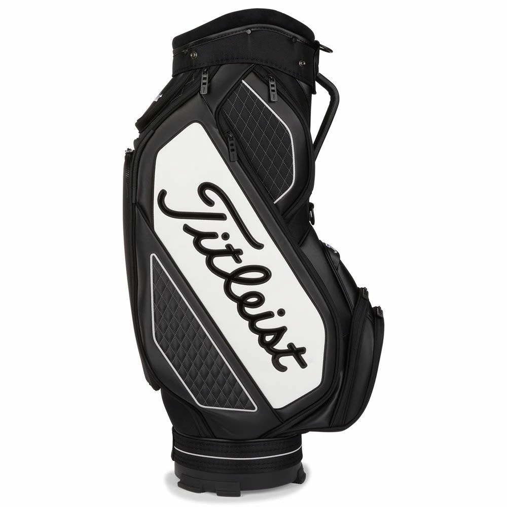 Titleist Tour Series Midsize Golf Cart Bag - Black/White 4 Titleist Tour Series Midsize Golf Cart Bag - Black/White - Image 2
