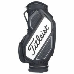 Titleist Tour Series Midsize Golf Cart Bag - Black/White 7 Titleist Tour Series Midsize Golf Cart Bag - Black/White -Bag Shop titleist tour series midsize cart blk whi 3