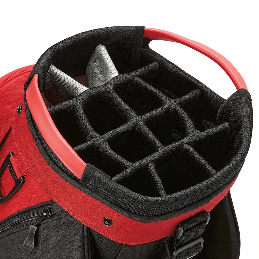 Taylormade Cart Lite Golf Bag - Red/Black 4 Taylormade Cart Lite Golf Bag - Red/Black - Image 2