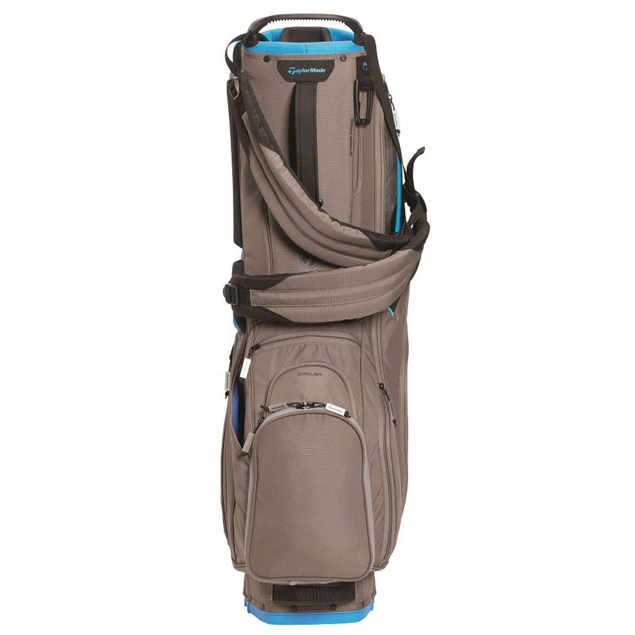 Taylormade Flextech Crossover Golf Stand Bag - Grey/Blue 4 Taylormade Flextech Crossover Golf Stand Bag - Grey/Blue - Image 2